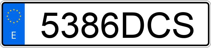Numer rejestracyjny 5386DCS posiada RENAULT SCENIC Numer rejestracyjny 5386DCS posiada RENAULT SCENIC