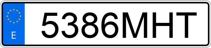 Numer rejestracyjny 5386MHT posiada TOYOTA COROLLA Numer rejestracyjny 5386MHT posiada TOYOTA COROLLA