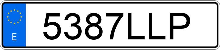 Numer rejestracyjny 5387LLP posiada PEUGEOT 308