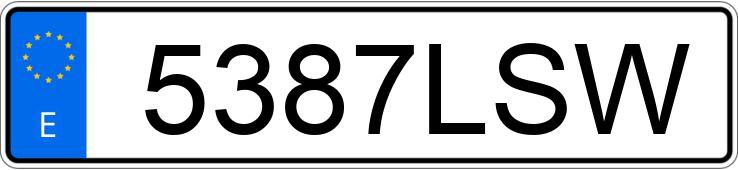 Numer rejestracyjny 5387LSW posiada PEUGEOT 2008