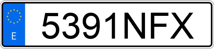 Numer rejestracyjny 5391NFX posiada SCANIA SERIE R