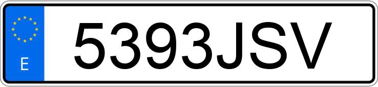 Numer rejestracyjny 5393JSV posiada AUDI A3 SPORTBACK Numer rejestracyjny 5393JSV posiada AUDI A3 SPORTBACK