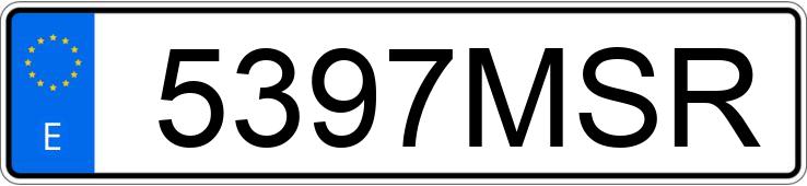 Die Registrierungsnummer 5397MSR hat SUZUKI VITARA