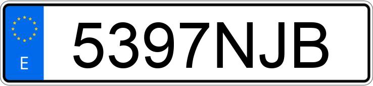 Numer rejestracyjny 5397NJB posiada AUDI Q3 Numer rejestracyjny 5397NJB posiada AUDI Q3