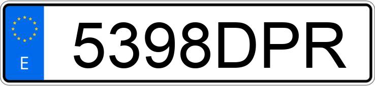 Numer rejestracyjny 5398DPR posiada OPEL CORSA Numer rejestracyjny 5398DPR posiada OPEL CORSA