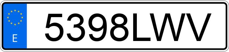 Numer rejestracyjny 5398LWV posiada AUDI A2 Numer rejestracyjny 5398LWV posiada AUDI A2