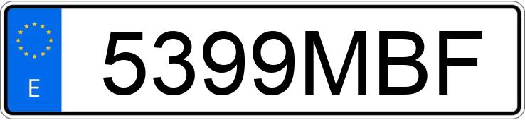 Numer rejestracyjny 5399MBF posiada HYUNDAI BAYON