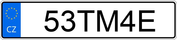 Numer rejestracyjny 53TM4E posiada VOLKSWAGEN Golf