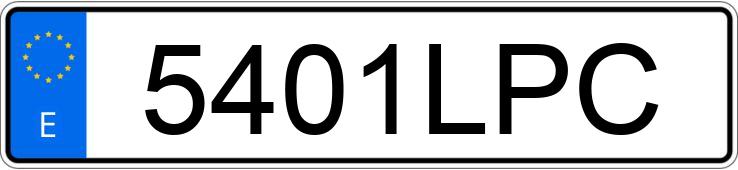 Numer rejestracyjny 5401LPC posiada CITROEN BERLINGO