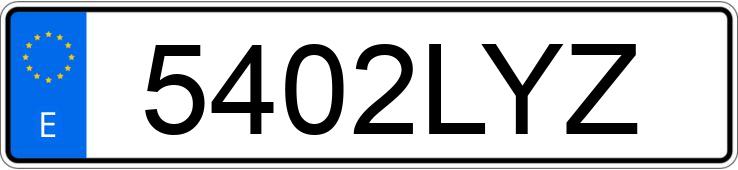 Numer rejestracyjny 5402LYZ posiada PEUGEOT 2008 Numer rejestracyjny 5402LYZ posiada PEUGEOT 2008