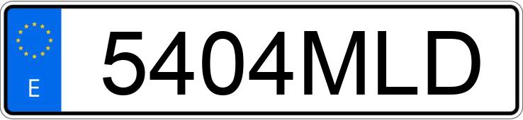 Numer rejestracyjny 5404MLD posiada MERCEDES EQE (295)