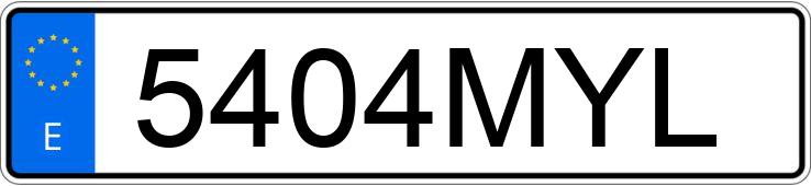 Numer rejestracyjny 5404MYL posiada AUDI Q5 Numer rejestracyjny 5404MYL posiada AUDI Q5