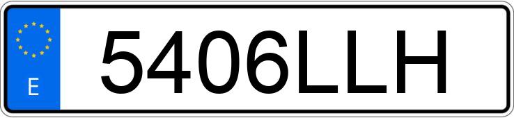 Numer rejestracyjny 5406LLH posiada BMW X1