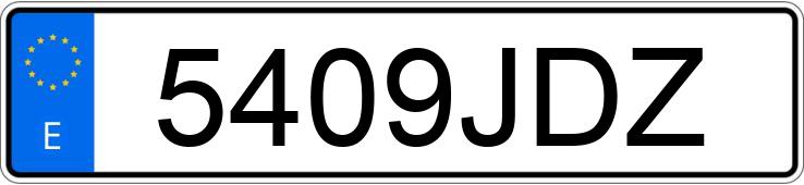 Numer rejestracyjny 5409JDZ posiada PEUGEOT 2008