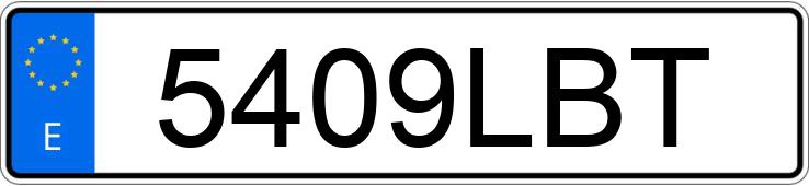 Numer rejestracyjny 5409LBT posiada DACIA LODGY Numer rejestracyjny 5409LBT posiada DACIA LODGY