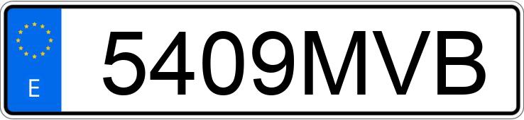 Numer rejestracyjny 5409MVB posiada VOLKSWAGEN T-CROSS