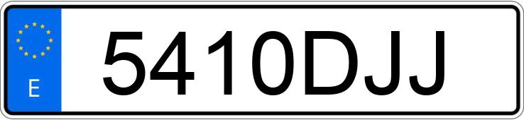 Numer rejestracyjny 5410DJJ posiada SEAT IBIZA Numer rejestracyjny 5410DJJ posiada SEAT IBIZA