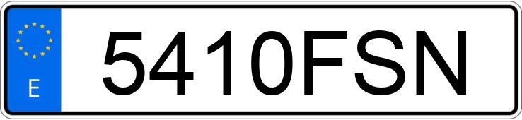 Registreringsnummeret 5410FSN har VOLKSWAGEN CADDY