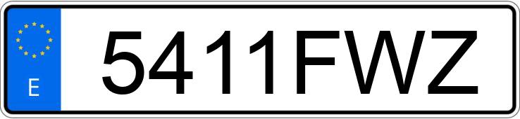 Numer rejestracyjny 5411FWZ posiada BMW SERIE 1 Numer rejestracyjny 5411FWZ posiada BMW SERIE 1