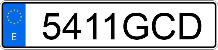 Numer rejestracyjny 5411GCD posiada PORSCHE CAYENNE