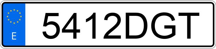 Numer rejestracyjny 5412DGT posiada VOLKSWAGEN GOLF Numer rejestracyjny 5412DGT posiada VOLKSWAGEN GOLF