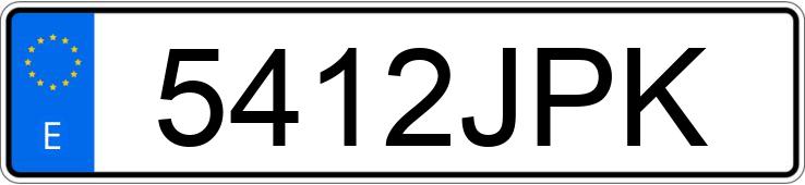 Numer rejestracyjny 5412JPK posiada FIAT 500 Numer rejestracyjny 5412JPK posiada FIAT 500