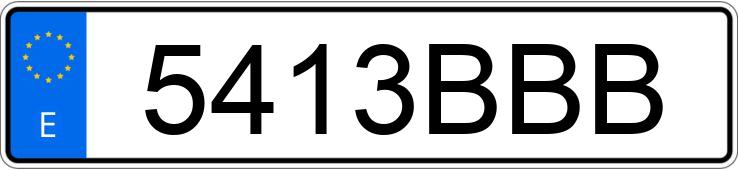 Numer rejestracyjny 5413BBB posiada AUDI TT