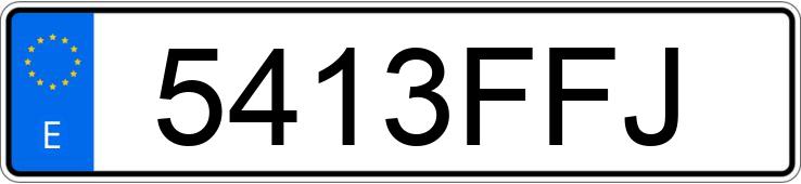 Numer rejestracyjny 5413FFJ posiada CITROEN C3