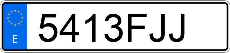 Numer rejestracyjny 5413FJJ posiada PEUGEOT BOXER