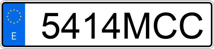 Numer rejestracyjny 5414MCC posiada IVECO DAILY