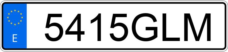 Numer rejestracyjny 5415GLM posiada RENAULT MEGANE