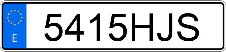 Numer rejestracyjny 5415HJS posiada AUDI A5 SPORTBACK Numer rejestracyjny 5415HJS posiada AUDI A5 SPORTBACK