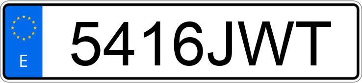 Numer rejestracyjny 5416JWT posiada LEXUS RX 450 H