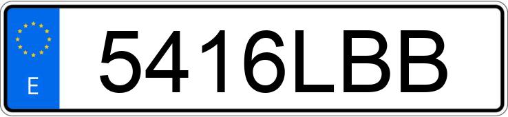 Numer rejestracyjny 5416LBB posiada HONDA CB 300 Numer rejestracyjny 5416LBB posiada HONDA CB 300