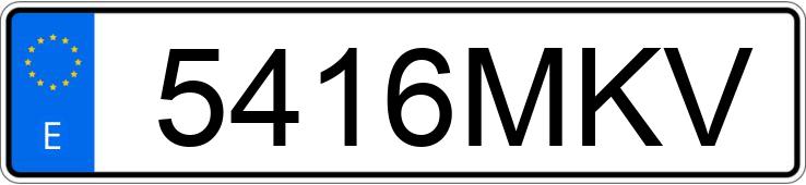 Numer rejestracyjny 5416MKV posiada VOLKSWAGEN GOLF Numer rejestracyjny 5416MKV posiada VOLKSWAGEN GOLF