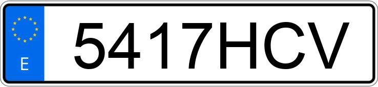 Numer rejestracyjny 5417HCV posiada CITROEN C4 GRAND PICASSO