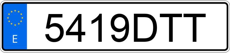 Numer rejestracyjny 5419DTT posiada KIA PICANTO Numer rejestracyjny 5419DTT posiada KIA PICANTO