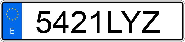 Numer rejestracyjny 5421LYZ posiada CITROEN C3 AIRCROSS