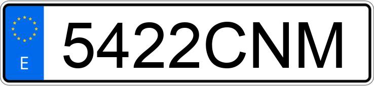 Numer rejestracyjny 5422CNM posiada MERCEDES C (203)