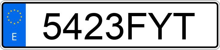 Numer rejestracyjny 5423FYT posiada PEUGEOT 407 Numer rejestracyjny 5423FYT posiada PEUGEOT 407