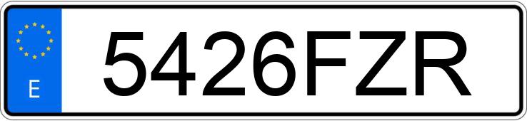 Numer rejestracyjny 5426FZR posiada FORD FOCUS