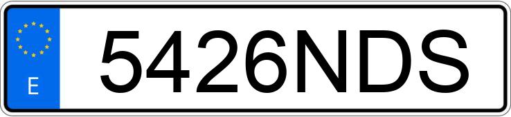 Numer rejestracyjny 5426NDS posiada LANCIA YPSILON IBRIDA 1.2