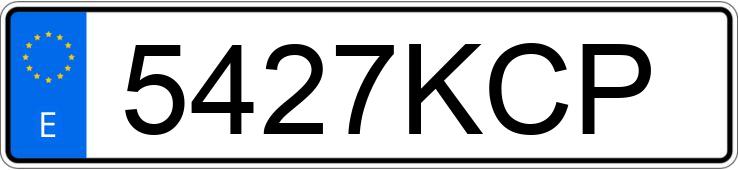 Numer rejestracyjny 5427KCP posiada BMW SERIE 4