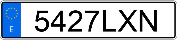 Numer rejestracyjny 5427LXN posiada KIA SPORTAGE Numer rejestracyjny 5427LXN posiada KIA SPORTAGE