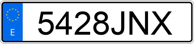 Numer rejestracyjny 5428JNX posiada PEUGEOT 208