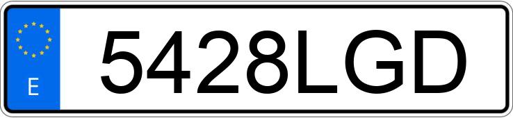 Numer rejestracyjny 5428LGD posiada SEAT LEON