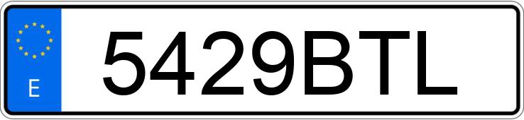 Numer rejestracyjny 5429BTL posiada FORD FOCUS