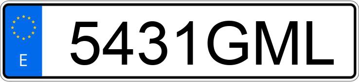 Numer rejestracyjny 5431GML posiada RENAULT MEGANE Numer rejestracyjny 5431GML posiada RENAULT MEGANE