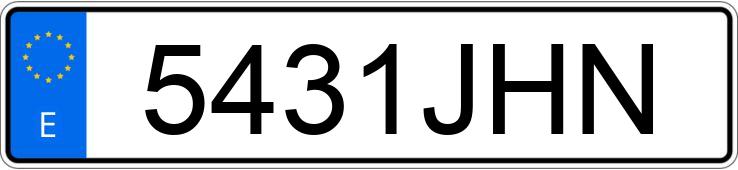 Numer rejestracyjny 5431JHN posiada CITROEN C1