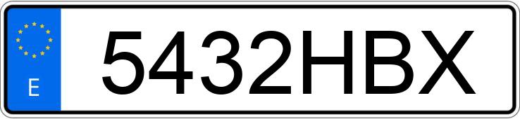 Numer rejestracyjny 5432HBX posiada BMW SERIE 5 Numer rejestracyjny 5432HBX posiada BMW SERIE 5